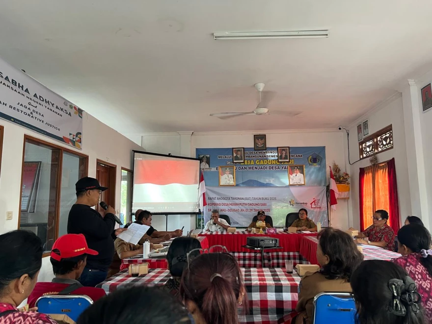 RAPAT RUMAH DESA SEHAT (RDS)TRI WULAN I DESA GADUNG SARI TAHUN 2026